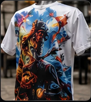Exemplo visual de personalização de camiseta 2