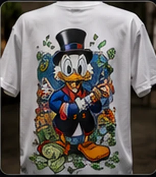 Exemplo visual de personalização de camiseta 3