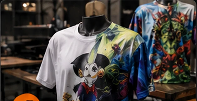 Camisetas com impressão total